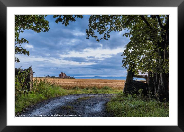 Tantallon Castle Framed Mounted Print by Jim Monk