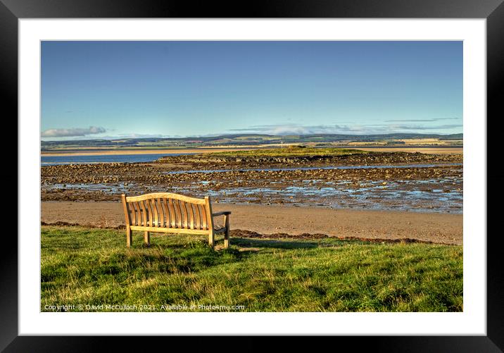 Seat of tranquility Framed Mounted Print by David McCulloch