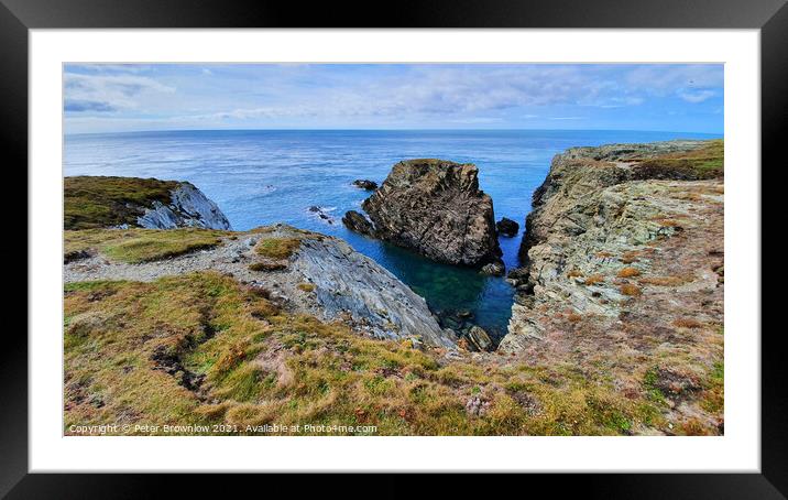 Anglesey coast 1 Framed Mounted Print by Peter Brownlow