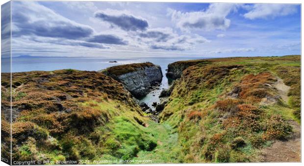 Anglesey Coast 2 Canvas Print by Peter Brownlow