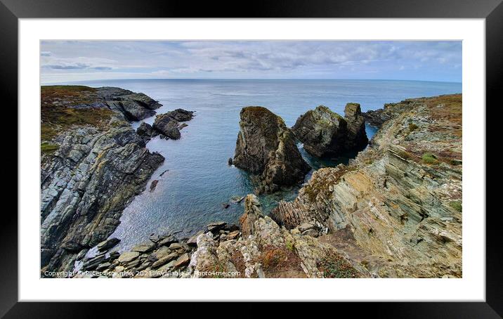 Anglesey Coast 3 Framed Mounted Print by Peter Brownlow