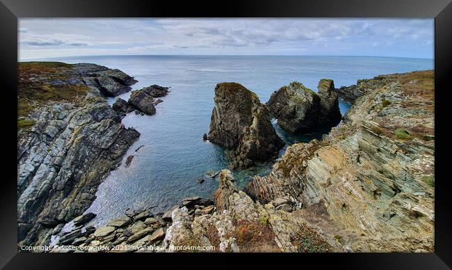 Anglesey Coast 3 Framed Print by Peter Brownlow