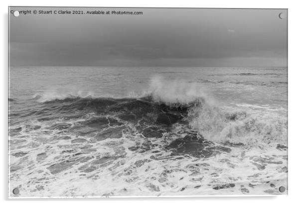 Tidal swell Acrylic by Stuart C Clarke