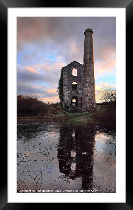 Ale & Cake Mine, United Downs, Cornwall, England  Framed Mounted Print by Rika Hodgson