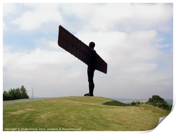 Angel of the North  Print by Sheila Eames