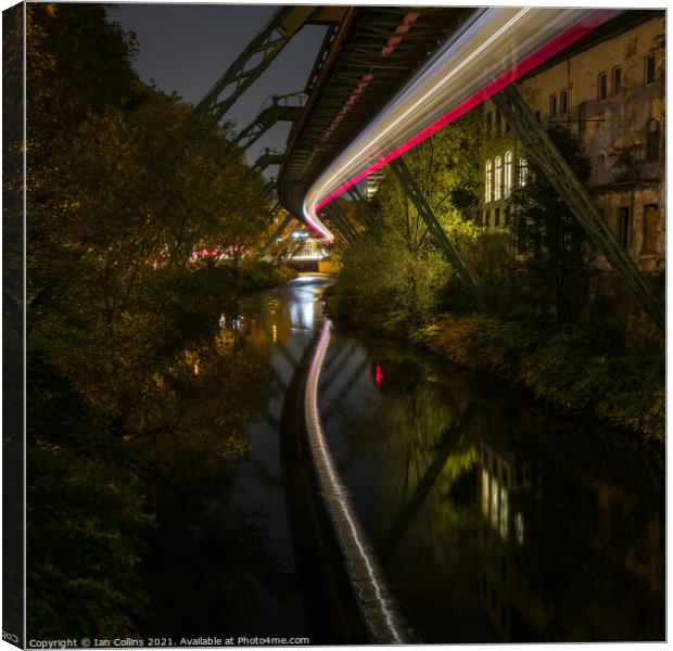 Wuppertal Schwebebahn V Canvas Print by Ian Collins