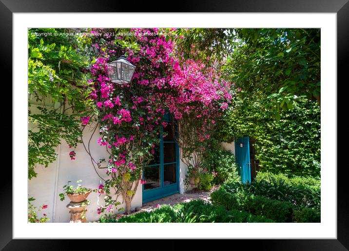 Fiesta de los Patios, Cordoba Framed Mounted Print by Angus McComiskey