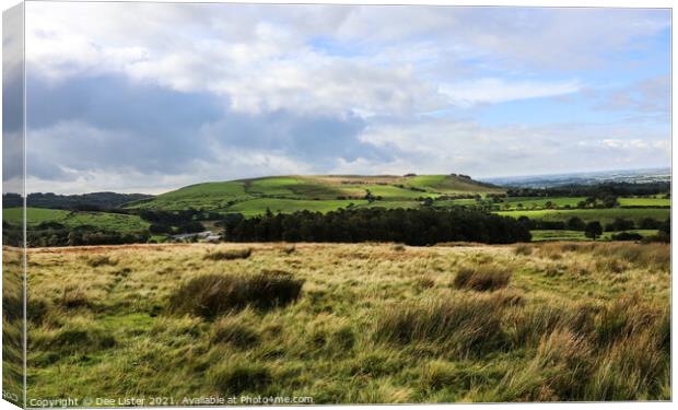 Forest of Bowland landscape Canvas Print by Dee Lister