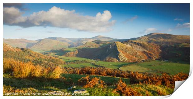 Craig yr Aderyn (Bird Rock) Dysynni Valley Print by Chris Warren