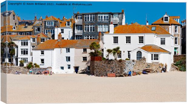 st ives cornwall Canvas Print by Kevin Britland
