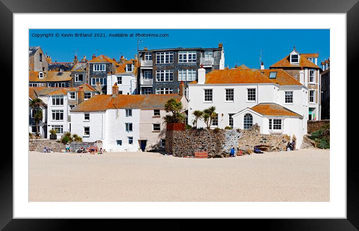 st ives cornwall Framed Mounted Print by Kevin Britland