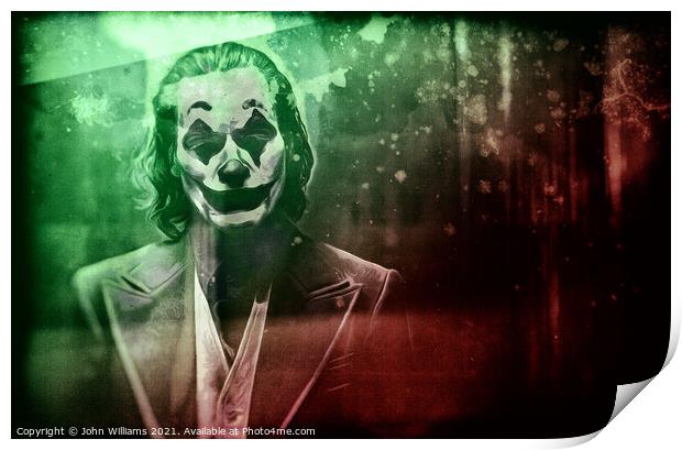 The Joker Art Image Print by John Williams