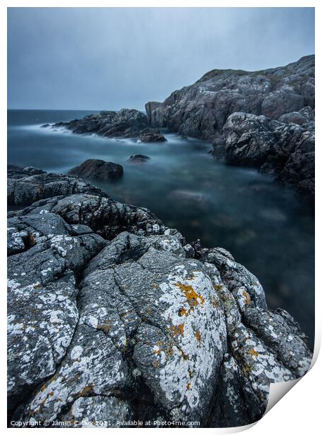 Achmelvich bay  Scotland Print by James Catley