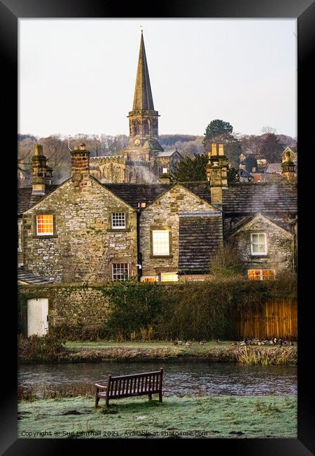 Morning has broken in Bakewell  Framed Print by Sue Lenthall