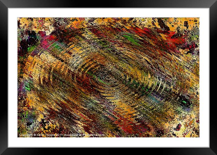Autumn Ripple Framed Mounted Print by Keith Towers Canvases & Prints