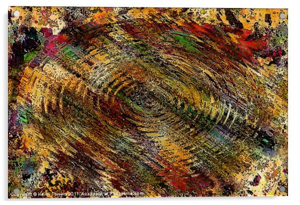 Autumn Ripple Acrylic by Keith Towers Canvases & Prints