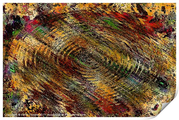 Autumn Ripple Print by Keith Towers Canvases & Prints