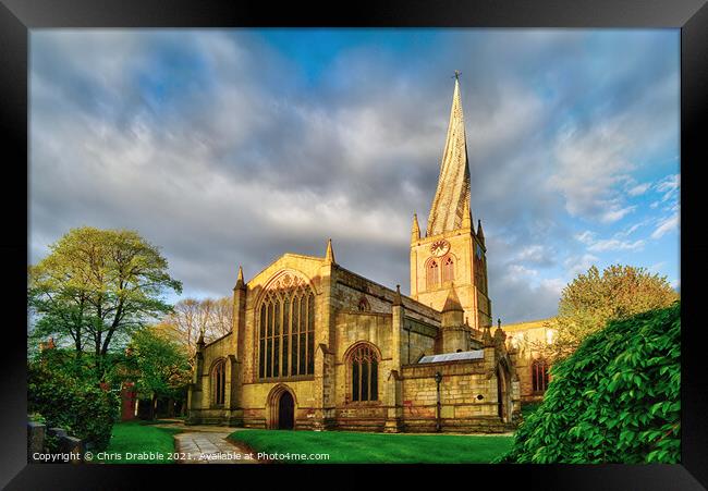 Church of St Mary, Chesterfield Framed Print by Chris Drabble