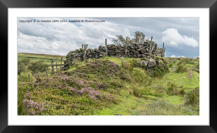 The North Yorkshire Moors Framed Mounted Print by Jo Sowden