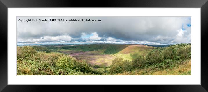 The Hole of Horcum, Yorkshire Framed Mounted Print by Jo Sowden