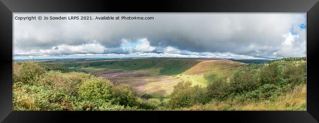 The Hole of Horcum, Yorkshire Framed Print by Jo Sowden