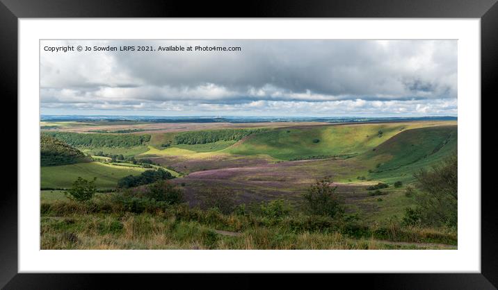 Hole of Horcum Framed Mounted Print by Jo Sowden