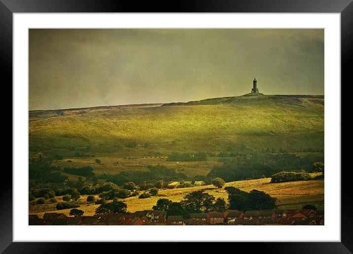 Lancashire Landscape Framed Mounted Print by Sandra Pledger