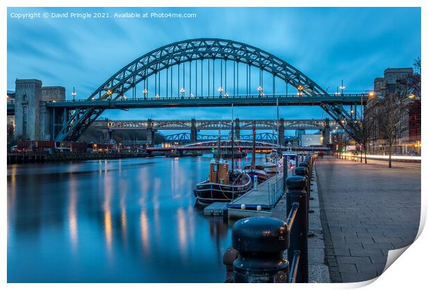 Tyne Bridge Newcastle  Print by David Pringle