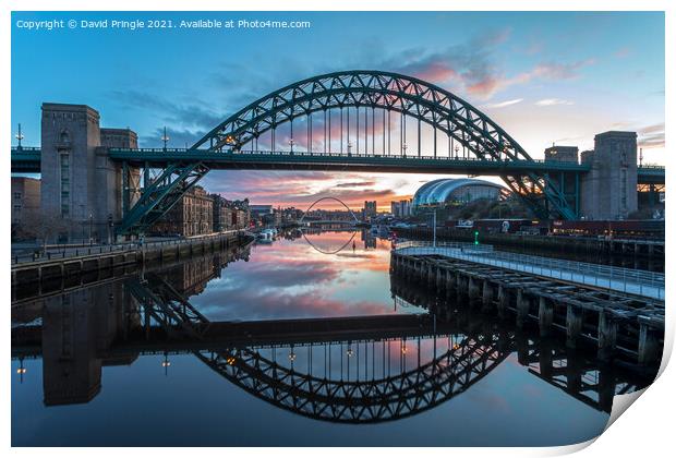 Tyne Bridge Newcastle Print by David Pringle