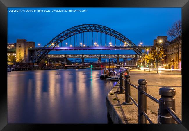 Tyne Bridge Newcastle Framed Print by David Pringle