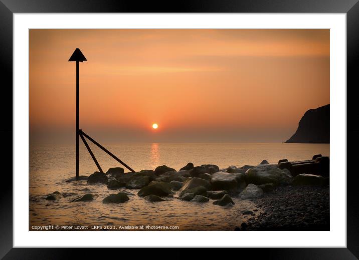 Llandudno Sunrise  Framed Mounted Print by Peter Lovatt  LRPS