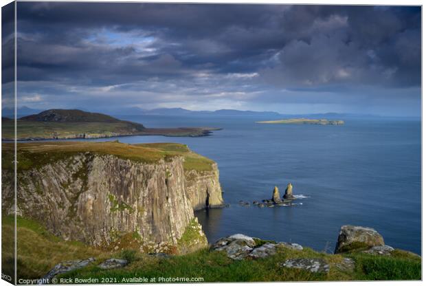 Balmaqueen Isle of Skye Scotland Canvas Print by Rick Bowden