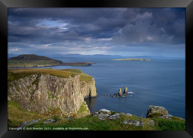 Balmaqueen Isle of Skye Scotland Framed Print by Rick Bowden