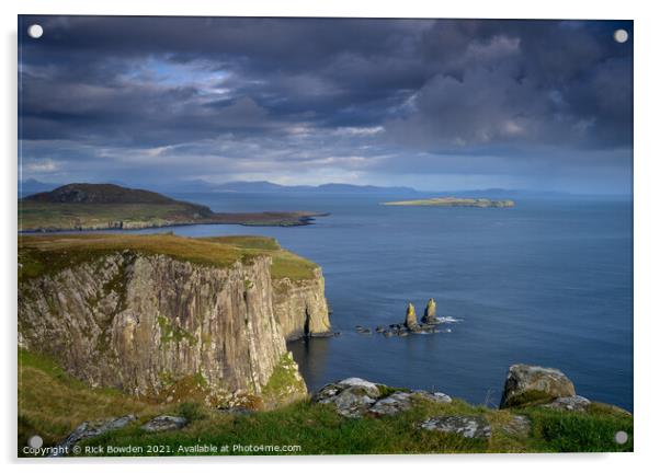 Balmaqueen Isle of Skye Scotland Acrylic by Rick Bowden
