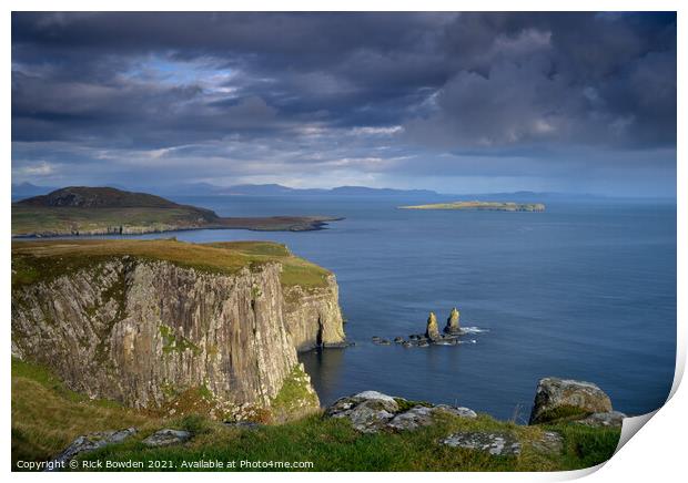 Balmaqueen Isle of Skye Scotland Print by Rick Bowden