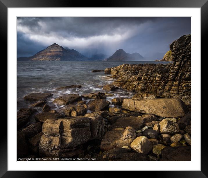 Elgol Isle of Skye Scotland Framed Mounted Print by Rick Bowden