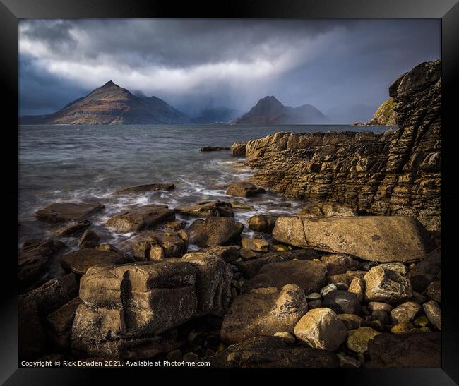 Elgol Isle of Skye Scotland Framed Print by Rick Bowden