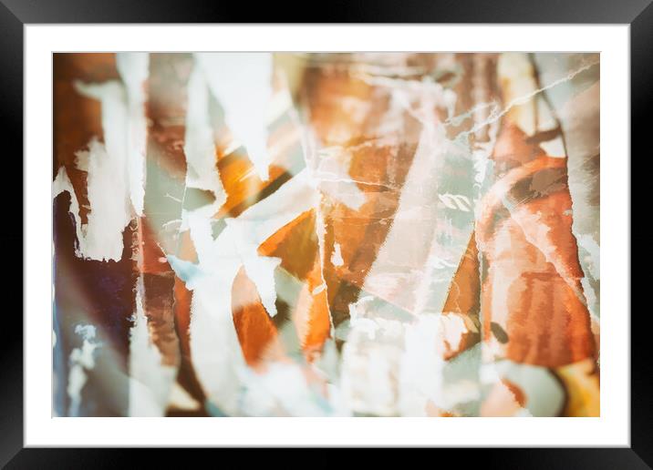 abstract background Framed Mounted Print by Guido Parmiggiani