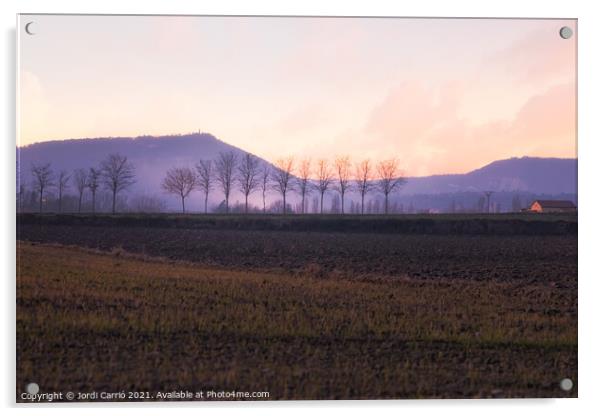 Twilight in Malla - CR2101-4440-PIN Acrylic by Jordi Carrio