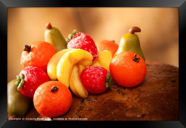 Marzipan Fruits Framed Print by Amanda Elwell