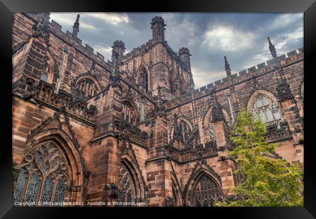 Chester Cathedral Framed Print by Phil Longfoot