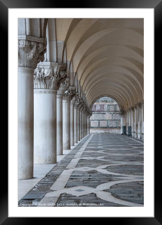 Doge's Palace Architecture Framed Mounted Print by Sarah Smith