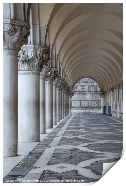 Doge's Palace Architecture Print by Sarah Smith
