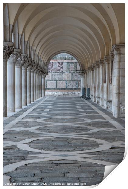 Arched Beauty in Venice Print by Sarah Smith