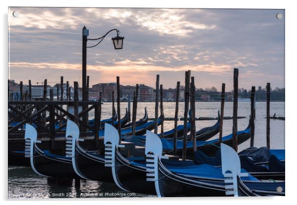 Venice Sunrise  Acrylic by Sarah Smith