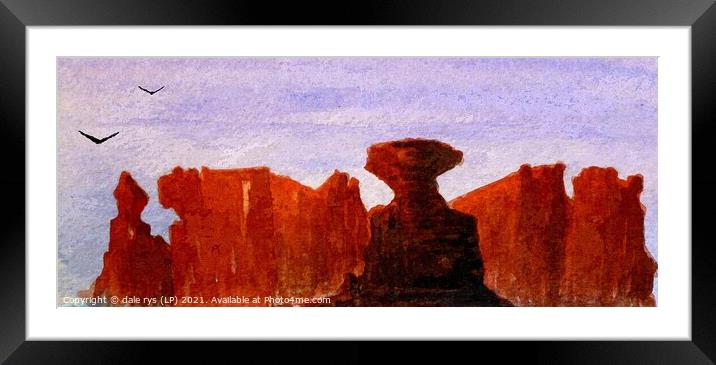 out west  Framed Mounted Print by dale rys (LP)