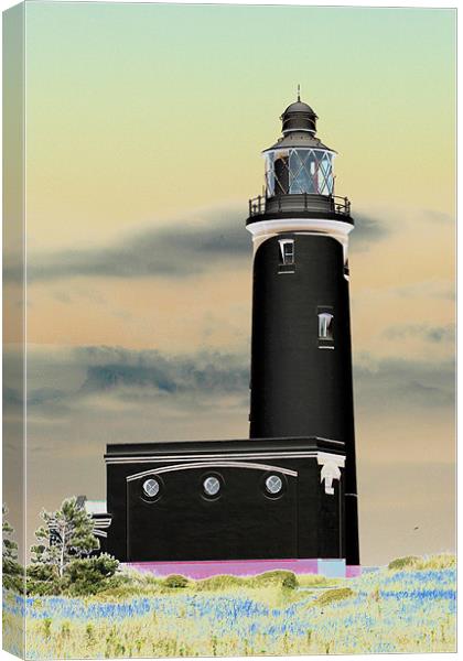 Hurst Point Lighthouse Canvas Print by kelly Draper