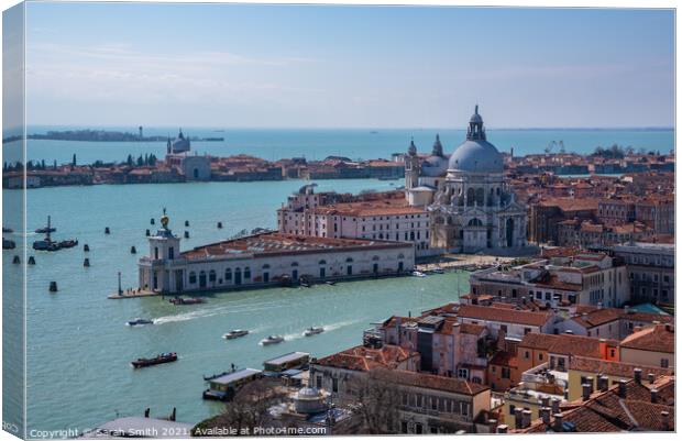 Venice View  Canvas Print by Sarah Smith