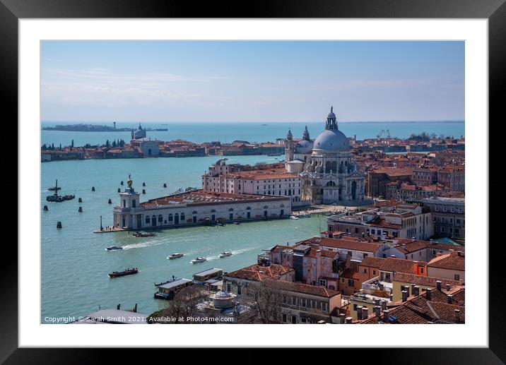 Venice View  Framed Mounted Print by Sarah Smith