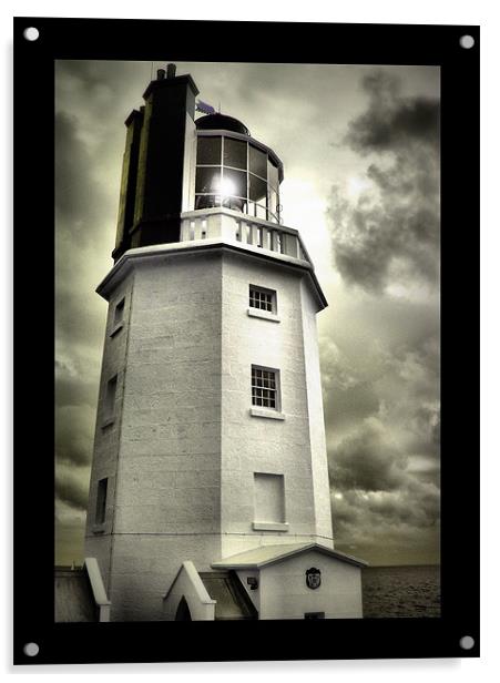 St Anthony's Lighthouse Acrylic by Heather Newton